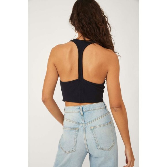 🎉LAST CHANCE🎉 NWT Free People Vera Vesty Cami / Black - Picture 3 of 6